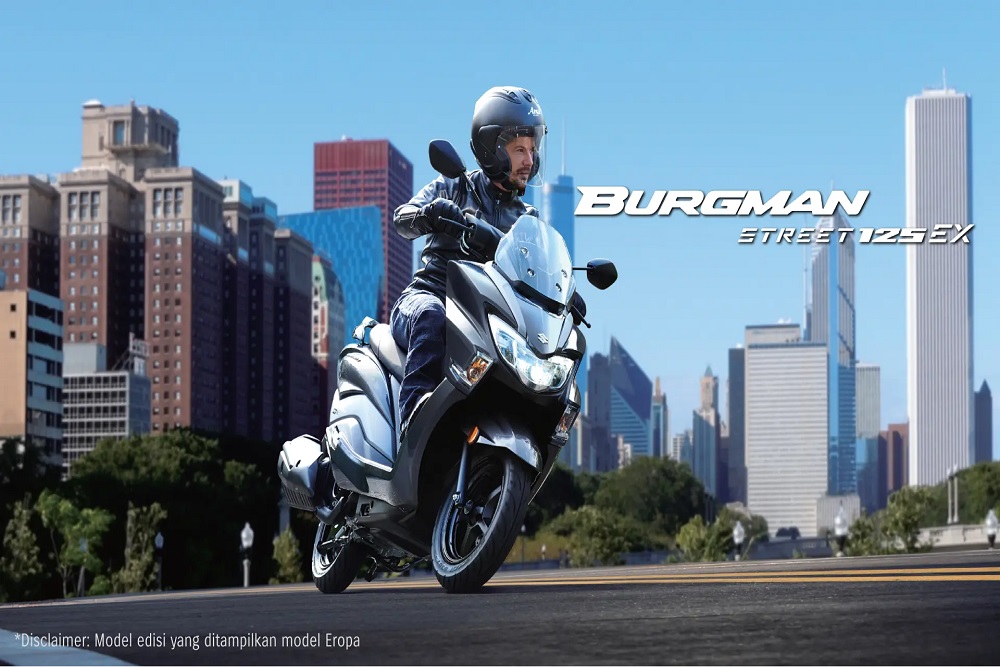 Suzuki pricelist salah satu produk Suzuki Burgman Street 125EX